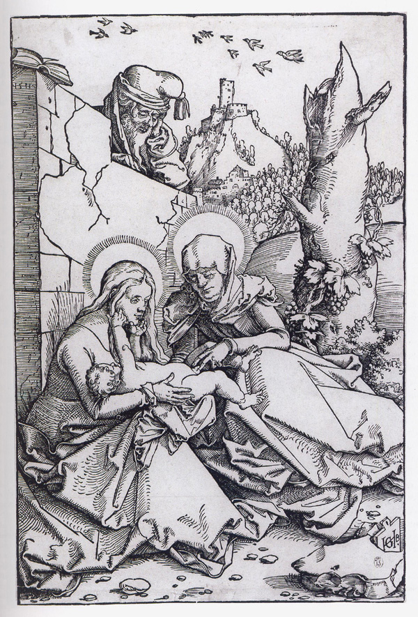 Abbildung 2: Hans Baldung Grien, Die hl. Anna Selbdritt mit dem hl. Joseph, 1511