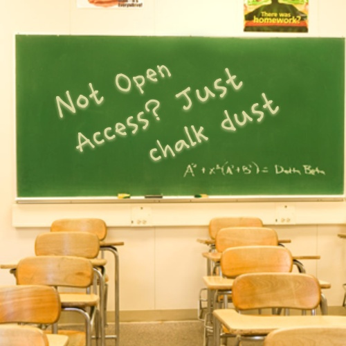 Open Access Chalkboard by Gideon Burton