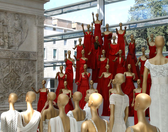Valentino Exhibit at Rome’s Ara Pacis by Susan Sanders